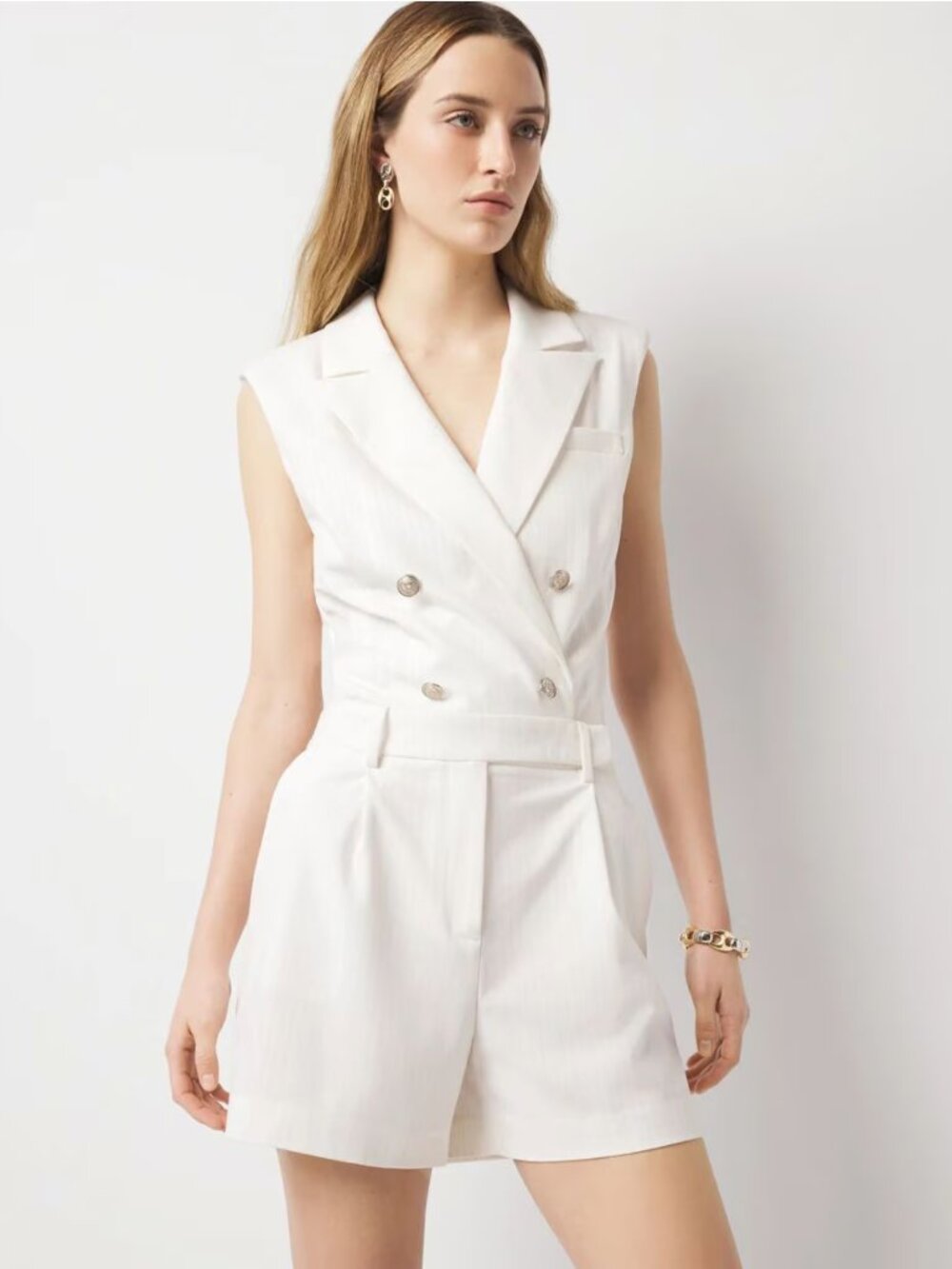 WHBM BLAZER ROMPER